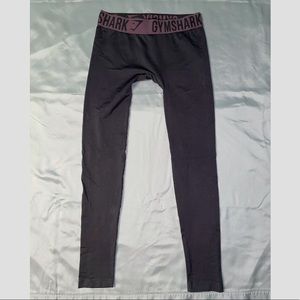 Gymshark leggings, dark gray with purple waistband, women’s size S